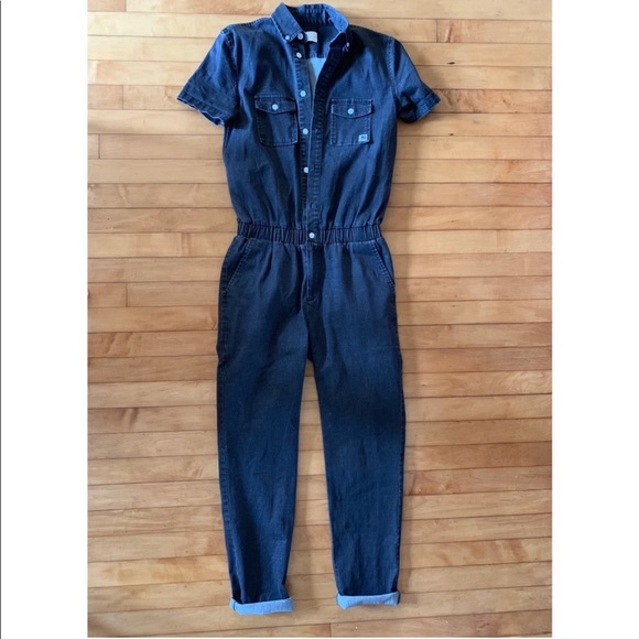 standard issue NYC Tops - Standard Issue NYC Utility Denim Romper